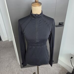 Lululemon Athletica Black Quarter-Zip Sweatshirt